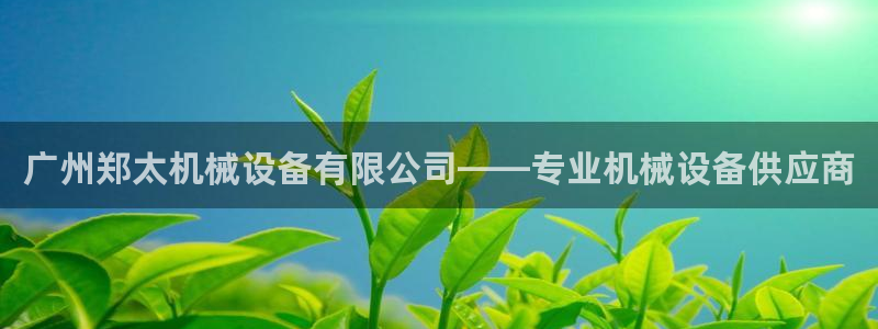 金年会体育app官网下载：广州郑太机械设备有限公司——专业机械设备供应商